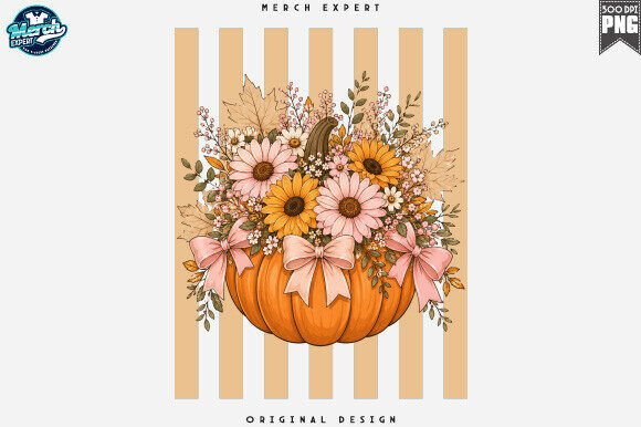 Download Autumn Pumpkin Flower Bouquet PNG - Flower Collection