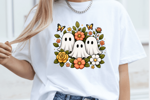 Download Ghost Flower Halloween PNG - Flower Collection