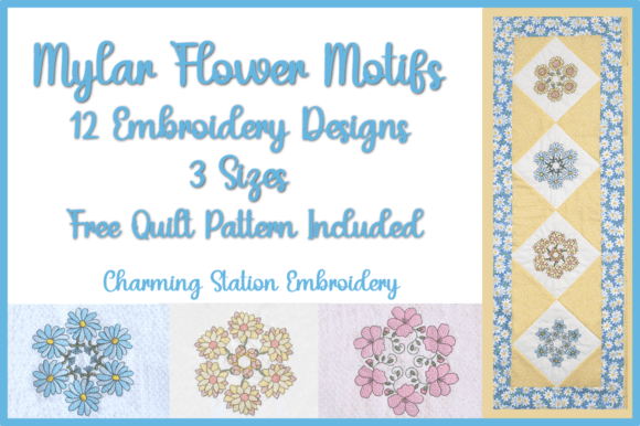 Download Mylar Flower Motifs - Flower Collection