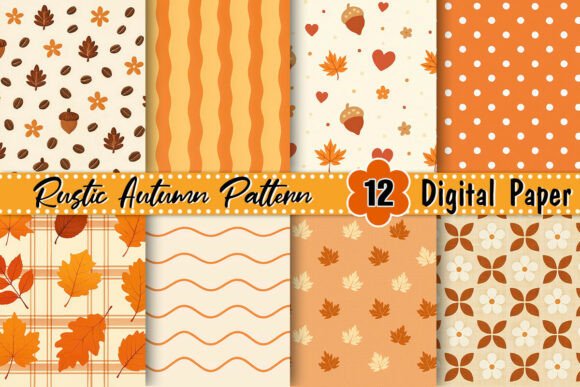 Download Rustic Fall Autumn Pattern - Rustic Collection