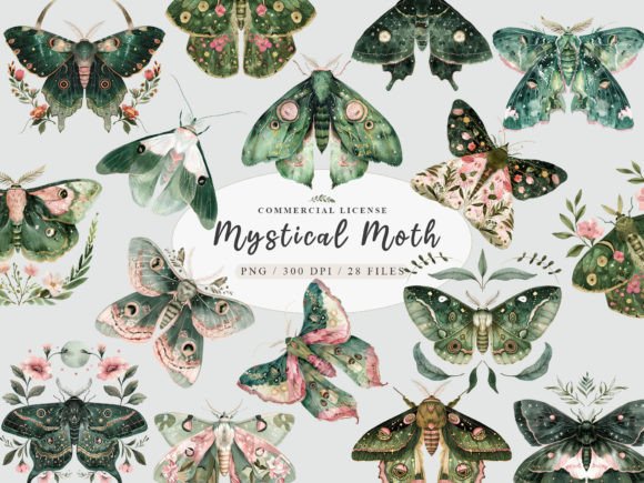Download Magic Moth Clipart, Mystical Moth Png - Mystical Collection