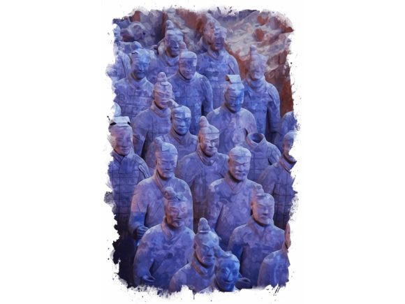 Download Terracotta Army Watercolor View - Terracotta Collection